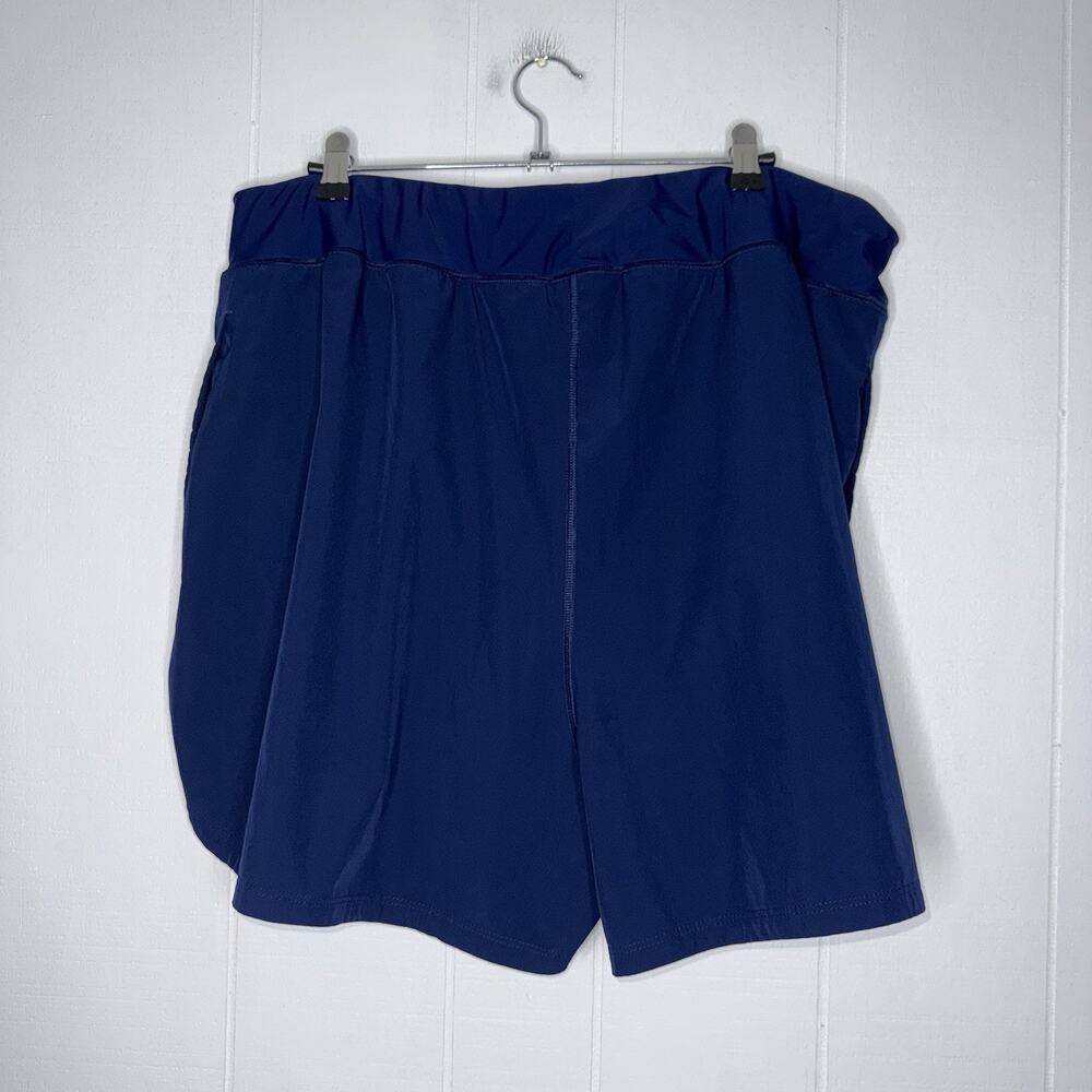 Lands’ End Women’s 5” Quick Dry Board Shorts Swim Short With Panty Blue Size 2X - Picture 2 of 4